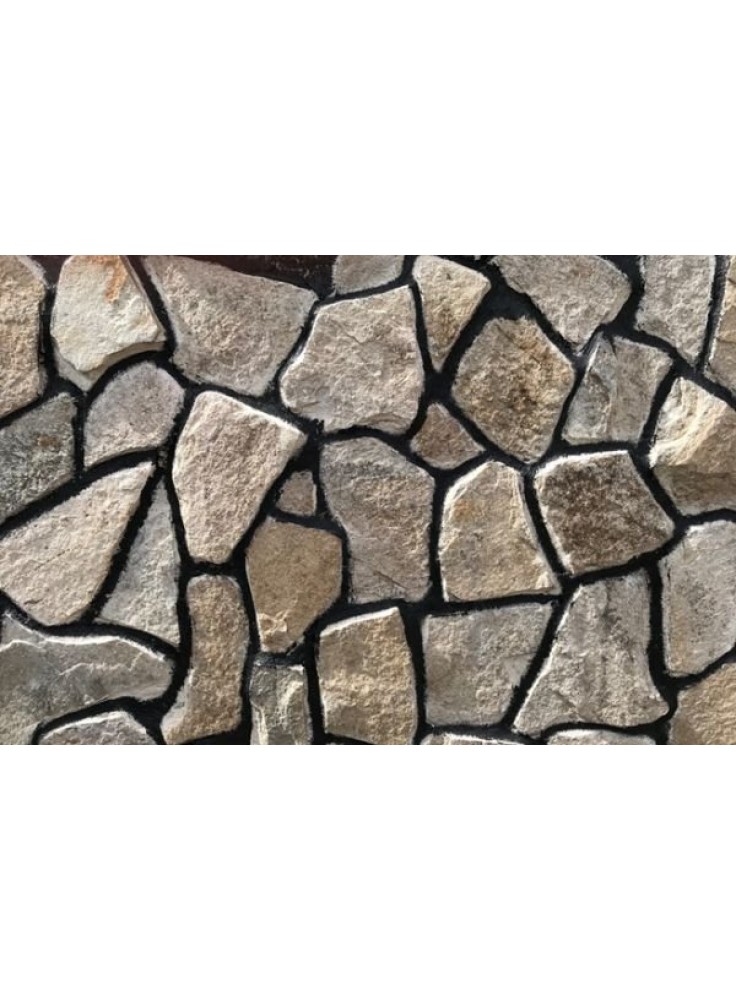 Ardezie poligonala argintie mare 1 m² - 10-20 buc  (pret fara TVA)