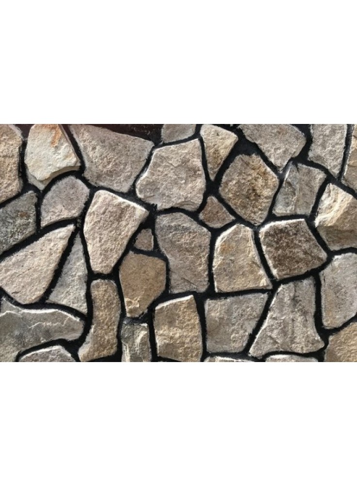 Ardezie poligonala argintie marunta 1 m² - 20-30 buc  (pret fara TVA)