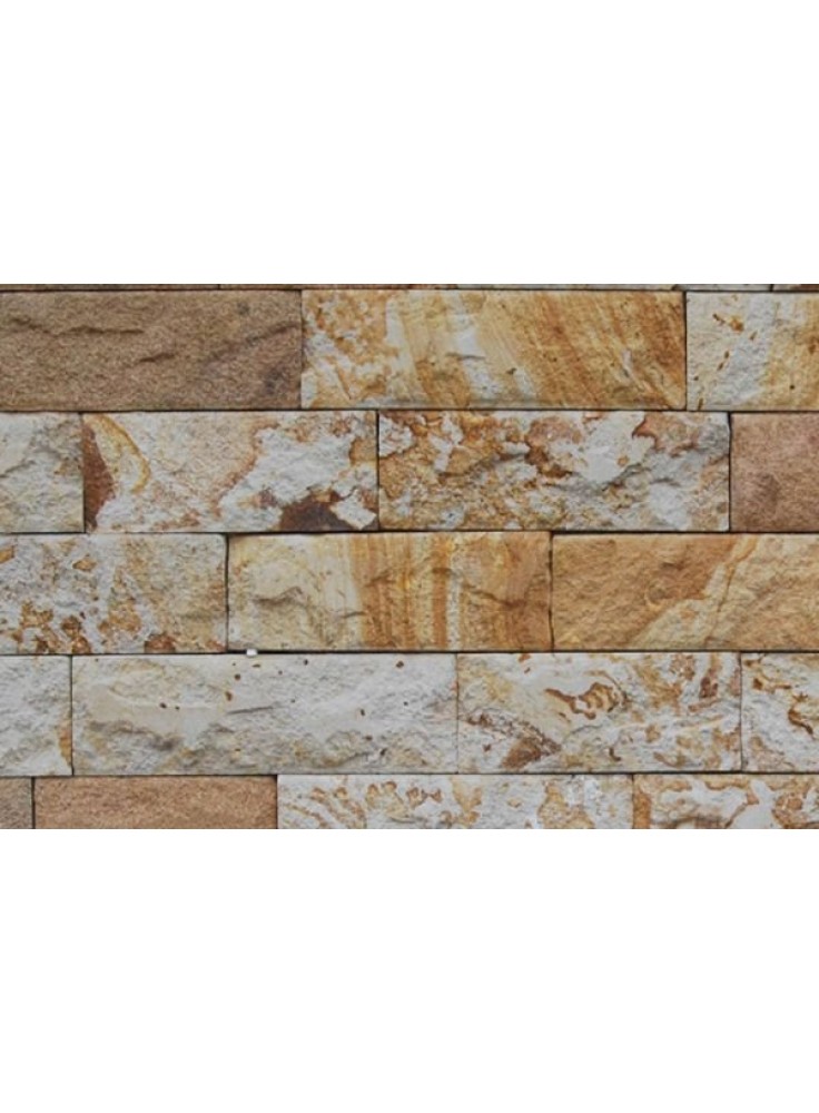 Piatra naturala cu forma regulate Siena , 5,10,15 X LL grosime 1-1,5 cm  (pret fara TVA)